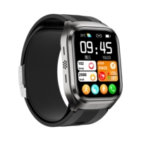 Reloj Inteligente de Salud AMOLED de 2.01 Pulgadas con Bomba de Aire, Monitor de Presión Arterial, Oxígeno en Sangre, Seguimiento del Sueño, Reloj Deportivo de Grado Médico