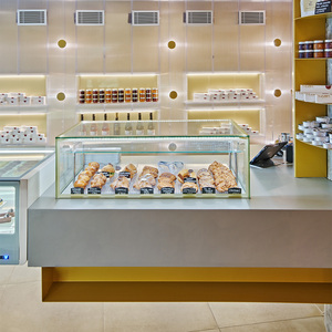 Scaffale espositivo a struttura verticale con linee d'arco, in stile rustico e accogliente, <span class=keywords><strong>per</strong></span> negozio di specialità - Product Image 6