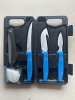Couteau de chasse 6 pièces couteau de chasse en acier inoxydable outil extérieur