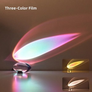 Angel Eyes <b>Projector</b> Lamp Led Crystal <b>Projector</b> Aurora Nebula Night <b>Lights</b> Bedroom Bedside Table Atmosphere Sunset <b>Lights</b> - Product Image 5