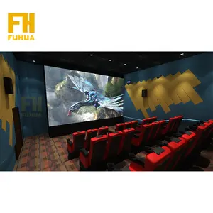 3D 4D 5D Kino Dynema Stuhl Familie Kino Motion Electric System Sitz Spezial effekt 3D Film 5D Kino