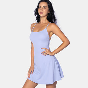 高品质女装捆绑绳美容背部高尔夫网球女装运动服服装网球服女装 - Product Image 6