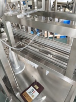 Machine de remplissage et de bouchage automatique de sachets souples à haute viscosité pour pâtes, sauces, miel, boissons et eau