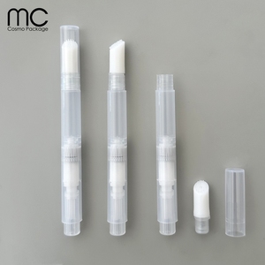 C201 + B22 Bấm Bút Rỗng Mỹ Phẩm Quay Huyết Thanh Lip Bàn Chải Tẩy Tế Bào Chết Applicator Lip Gloss Ống Với Silicone Bàn Chải - Product Image 1