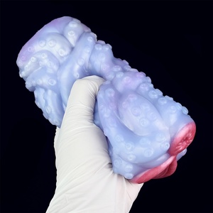 YOCY Venta al por mayor de fábrica: Masturbador masculino de silicona de bolsillo, Vagina de fantasía, Vagina artificial anal, Masturbador de pulpo - Product Image 1