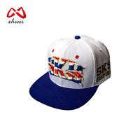 Gorras de ala plana bordada en 3D, gorras de estilo hip hop con 6 paneles, diferentes tipos de diseños personalizados de fábrica