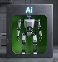 Robot Humanoide con IA de Alto Valor, Embalaje a Prueba de Óxido con Ventana de Visualización, Estándar de Exportación, Adecuado para Empresas de Tecnología