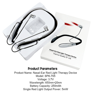 Dual Use Nasal Ear Laser Therapy Machine 650nm Wavelength Magnetic USB Charging Device <strong>Tinnitus</strong> Rhinitis <strong>Treatment</strong> - Product Image 5