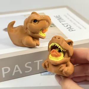 ของตกแต่งรูปเป็ดไดโนเสาร์พิมพ์ 3 มิติ ขนาดเล็ก สำหรับตั้งโต๊ะสาธารณะ - Product Image 3