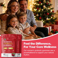 Bonbons Gommeux Végétaliens Multivitaminés et Probiotiques Premium, 60 Unités, Complément Alimentaire pour Personnes Âgées et d'Âge Moyen – Meilleures Ventes