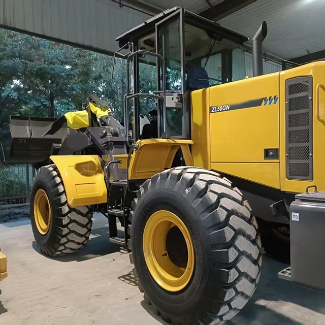 Versatile 5 Ton Compact Wheel Loader ZL50GN Ideal for Port Cargo Handling and Industrial Waste Management