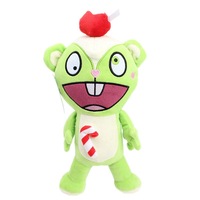 Animal mignon ami jouets en peluche éveil bonbon rouge épine ours bébé agneau écureuil peluche poupée dessin animé peluche jouet en gros