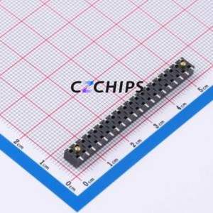 HLE-120-02-F-DV-BE-A Pin Socket SMD,P=2.54mm Connector 2.54mm 2.54mm Square Hole Vertical Mount - Product Image 2