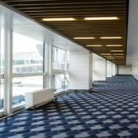 Panneau de plafond en aluminium en forme de U de haute qualité pour bureau, hôtel et centre commercial
