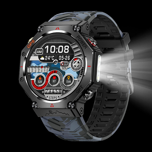 Reloj Inteligente Deportivo para Exteriores KC91, Resistente al Agua 3ATM, Asistente de Voz, Monitoreo de Salud, Batería de 530 mAh, Reloj Inteligente con GPS y Linterna - Product Image 2