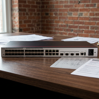 CloudEngine S5735S-L32ST4X-A1 Enterprise Switch 24 Port SFP Gigabit 4 10G SFP 8 Port Gigabit Network Switch.