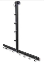 Kit de 5 poignées réglables en métal pour équipement de gym, barre de traction, poignées dorsales, poignées magnétiques pour entraînement
