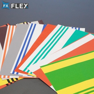 Bâche de <span class=keywords><strong>terrasse</strong></span> FLFX ignifuge, antistatique, en tissu rayé enduit de PVC, imperméable et occultante, sur mesure - Product Image 5