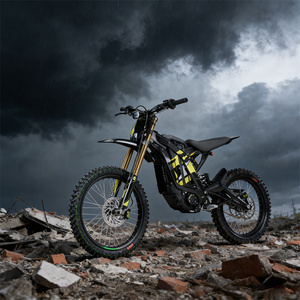 Moto tout-terrain Surron Power-Full 60v 2026 Light X avec batterie lithium longue portée et moteur brushless à 3 vitesses - En solde - Product Image 1
