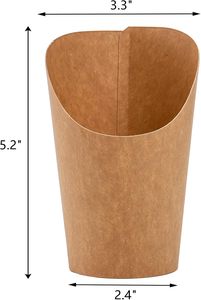 Boîte d'emballage en papier pour la restauration rapide personnalisée avec logo - Product Image 2