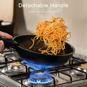 Geling chino barato aluminio cocina saltear sartenes y ollas al por mayor negro antiadherente <span class=keywords><strong>granito</strong></span> Camping herramienta de cocina juegos de utensilios de cocina - Product Image 4