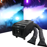 Machine à brouillard d'eau à double tube 3000W DMX, à effet de brouillard au sol, avec coque en plastique composite ignifuge, pour événements scéniques et concerts