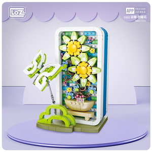 <span class=keywords><strong>LOZ</strong></span> Mini block1932 Flor de mariposa belleza maquillaje joyero 1933 bloques de construcción MOC ladrillos rompecabezas juguetes educativos para niños - Product Image 6