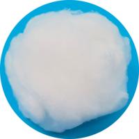Fibre Bi-composante PLA 4D 51mm, Fibre Biodégradable pour Remplissage