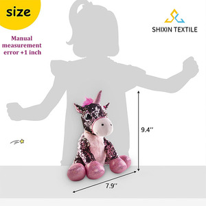El nuevo listado Varios patrones Pequeño animal de peluche Hacer cosas Juguetes Diseños personalizados Mini juguete Juguete de lentejuelas de peluche personalizado - Product Image 4