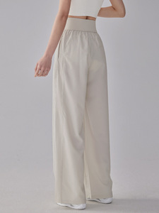 Nouveauté Pantalon large taille haute Pantalon de <span class=keywords><strong>yoga</strong></span> ample et décontracté Pantalon à poches pour la vie quotidienne - Product Image 6