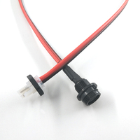 Conector de Alimentación M13 2P, Conector Hembra de CC de 13 mm, Enchufe de CC de Alta Corriente