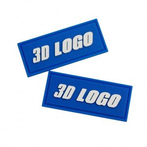Étiquettes en silicone de haute qualité en gros, étiquettes personnalisées en relief 3D pour vêtements, sacs et accessoires, vente en promotion - Product Image 5