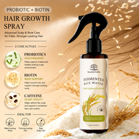 Kit de Soin Capillaire OEM ODM à l'Eau de Riz Fermentée, Biotine, Probiotiques, Eau de Rose et Ortie – Fabricant de Soins Capillaires Croissance des Cheveux Sous Marque Privée