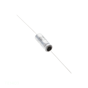 Condensateur canal fabricant CAP ALUM 4UF 100V AXIAL TH TE1403 à travers trou 4 uF - Product Image 1