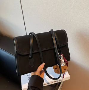 Sac en daim pour femmes, tendance, haut de gamme, multifonctionnel, grande capacité, sac à bandoulière, sac fourre-tout - Product Image 3