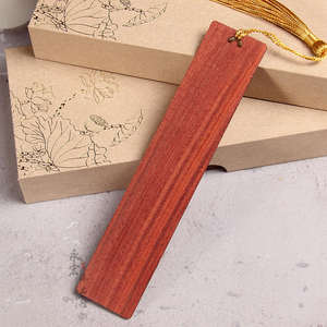 Marque-pages en bois de sequoia vierge, style chinois, cadeau souvenir, logo personnalisé, fournisseur fabricant - Product Image 3