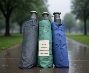 Ombrello Delilals TS-D20-NS a 8 Stecche in Lega, Pieghevole Manuale, Protezione da Pioggia e Sole, Design Minimalista in Nylon - Product Image 2