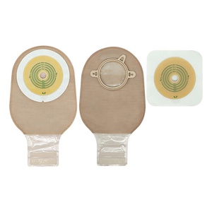 Trummed Große, entleerbare Kolostomiebeutel mit Filter, Ein-/Zweiteilige Stoma-Beutel mit Vlies-/PE-Einlage - Product Image 1