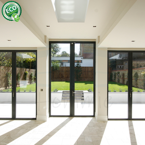 Puertas Francesas Dobles de Entrada, de Aluminio Impermeable con Doble Acristalamiento, Fabricadas en Foshan - Product Image 3