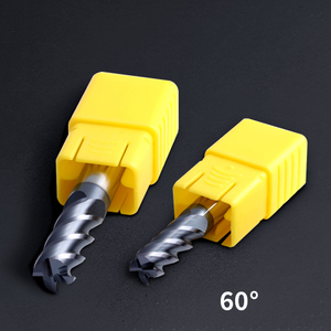Fraise à queue en carbure monobloc HRC 60 pour routeur CNC, HRC55, 2 flûtes, à bout sphérique, revêtement G10/G13, personnalisable ODM/OEM, modèles BTG/BTH - Product Image 4