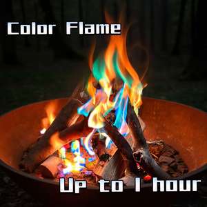 Pack de flammes magiques pour Halloween Paquets de feu à couleur changeante pour foyer hanté et feu de camp effrayant s'allume les nuits - Product Image 4