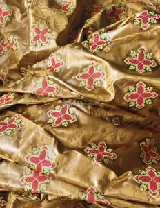 Broderie Nuptiale 5+2 Verges pour Robe de Mariée, <span class=keywords><strong>Bazin</strong></span> Riche <span class=keywords><strong>Getzner</strong></span> Africain, Tissu Coton Dentelle Durable - Product Image 3