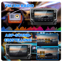 Autoradio Autoabc 7 pouces avec écran tactile, CarPlay sans fil, Android Auto pour 1 an, compatible avec VW Passat/Golf/Jetta/Polo/Seat/Skoda