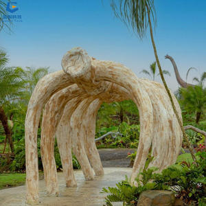 SGAD036 al aire libre Animatronic dinosaurio parque temático dinosaurio artificial esqueleto canal para tomar fotos - Product Image 3