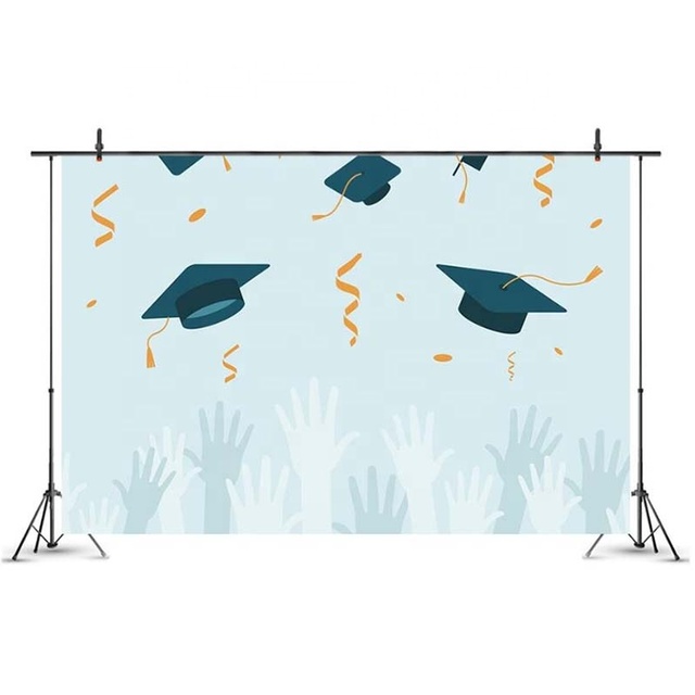 7X5ft Photography Studio Background Student Graduation Backdrop 2023 Party Theme Party Portrait Fotografia Photophone