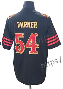 2025 Bán Buôn San Francisco Thành Phố Người Đàn Ông Của 85 Kittle 19 Samuel 23 Mccffrey 13 <span class=keywords><strong>Purdy</strong></span> 54 Warner Bóng Đá Mỹ Jersey Thêu - Product Image 5