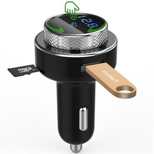 Top xếp hạng sản phẩm phổ biến 2024 xe hệ thống âm nhạc FM Transmitter Bluetooth <span class=keywords><strong>Car</strong></span> Charger MP3 Máy nghe nhạc - Product Image 1