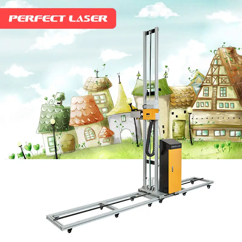 Perfecte Laser 3d UV Dubbele Koppen Glas Tegel Hout Grote Foto Muurschildering Papier Digitale Muur Inkjet Print Schilderij Printer Machi