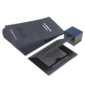 Boîte-cadeau d'enveloppe de dessin de papier de carton d'impression d'estampage à chaud de logo de marque personnalisé pour l'emballage de <span class=keywords><strong>carte</strong></span> VIP de <span class=keywords><strong>carte</strong></span> de crédit - Product Image 3