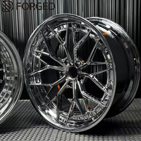 Jantes chromées forgées sur mesure GUDE en deux parties, 19, 20, 21, 22 pouces pour Nissan GTR R32, Mercedes AMG GT, BMW M4 M3